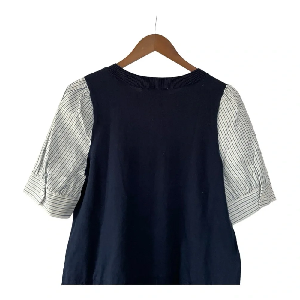 NWT LOFT sweater vest with faux blouse. Short sleeved - Picture 8 of 16